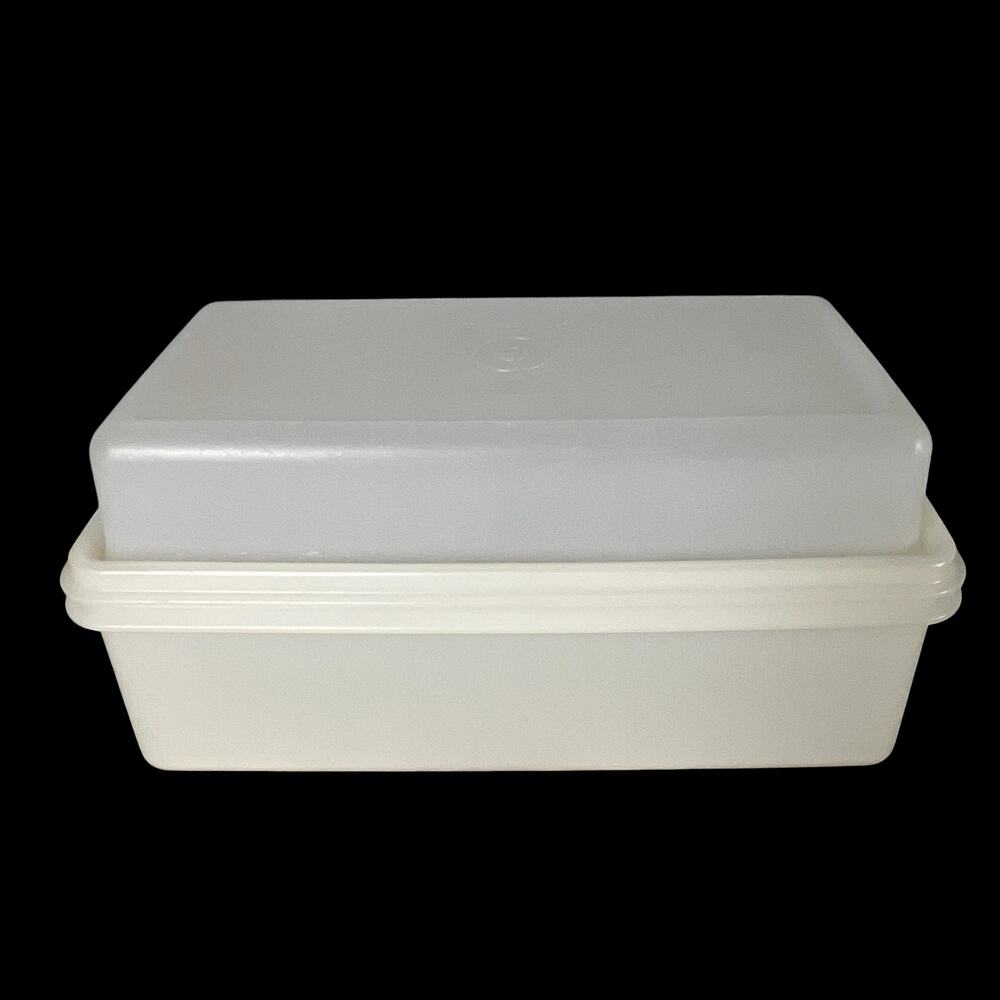 Vintage Tupperware Bread Box Loaf Keeper Food Storage Container USA 1508 1509